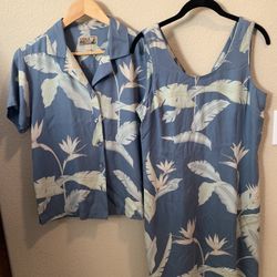 Tiki Classics Silk Dress and Shirt