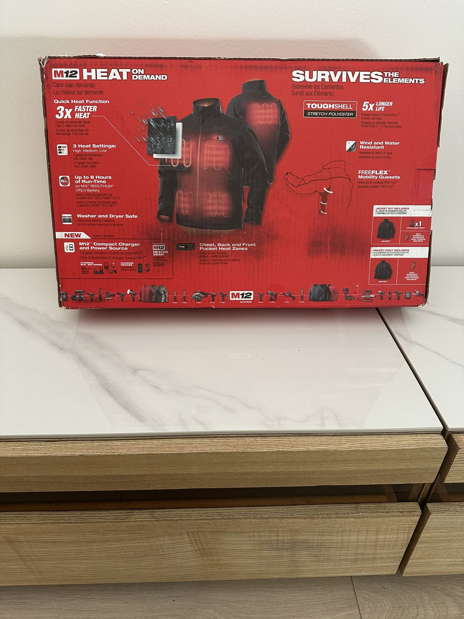 Milwaukee M12 Heated Jacket with portable charger