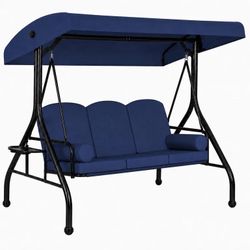 Patio Swing Chair - New in Box - Navy
