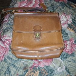 Vintage Coach Messenger Bag Genhine