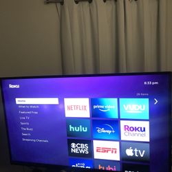 55 Inch Flatscreen And PS4 