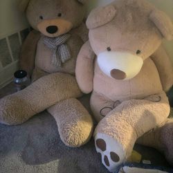 Giant Plush Teddy bears And Canvas Lion picture