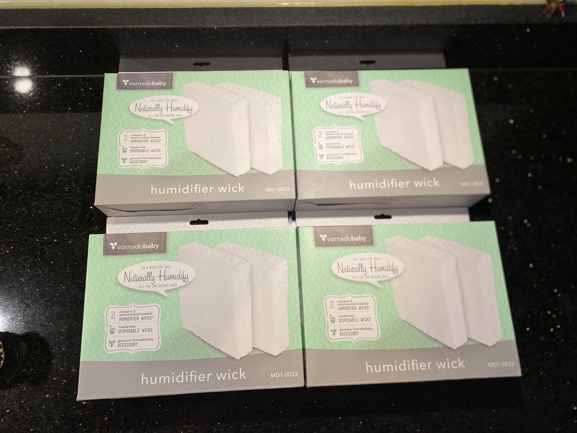 4 Boxes (8 wicks) Vornado Vornadobaby MD1-0033 Humidifier Wick for Huey