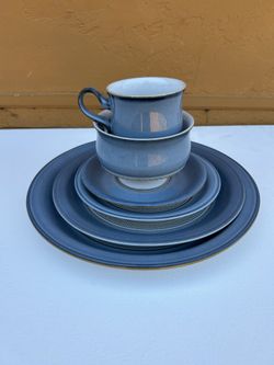 Vintage Denby Castile Set