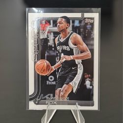 2025-26 Topps - De'Aaron Fox #196