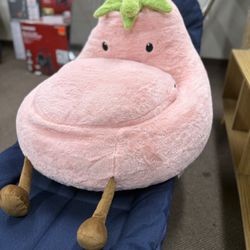 1" 24'' Bean Bag Chair for Kids, Memory Foam Filled Bean Bag for Teens & Kids, Ultra Soft Fa