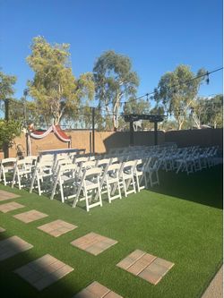 White Wedding Chairs
