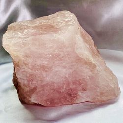 LARGE Madagascar Pink Rose Quartz Raw Rough Stone Crystal Natural Rock 4.4 LBS