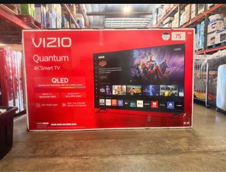Vizio 75” Quantum 4K QLED Smart TV Brand New In Box *MISSING REMOTE*