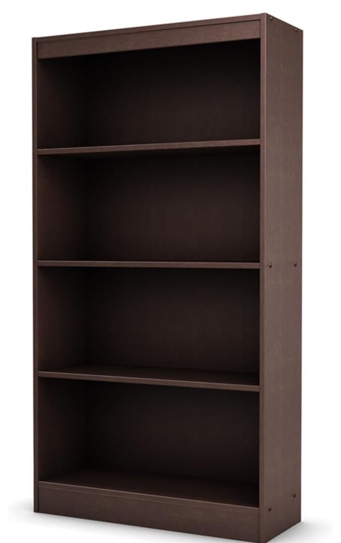 South Shore Axess 4-Shelf Bookcase-Chocolate, 58-inch