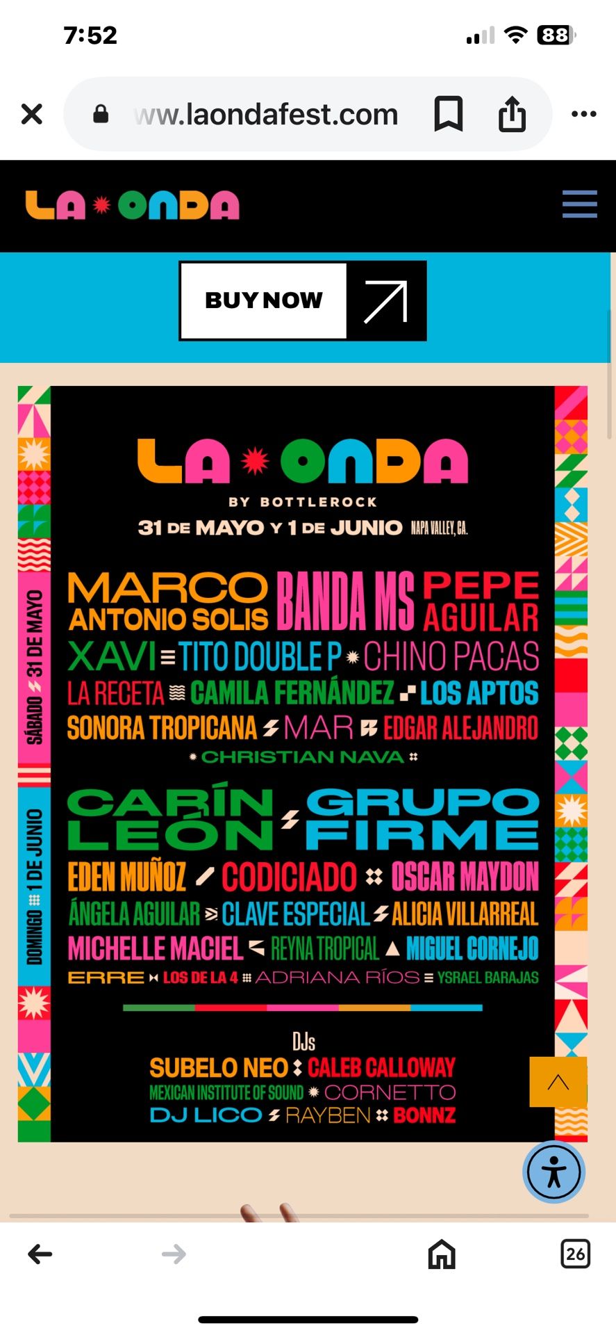 La Onda VIP Sunday