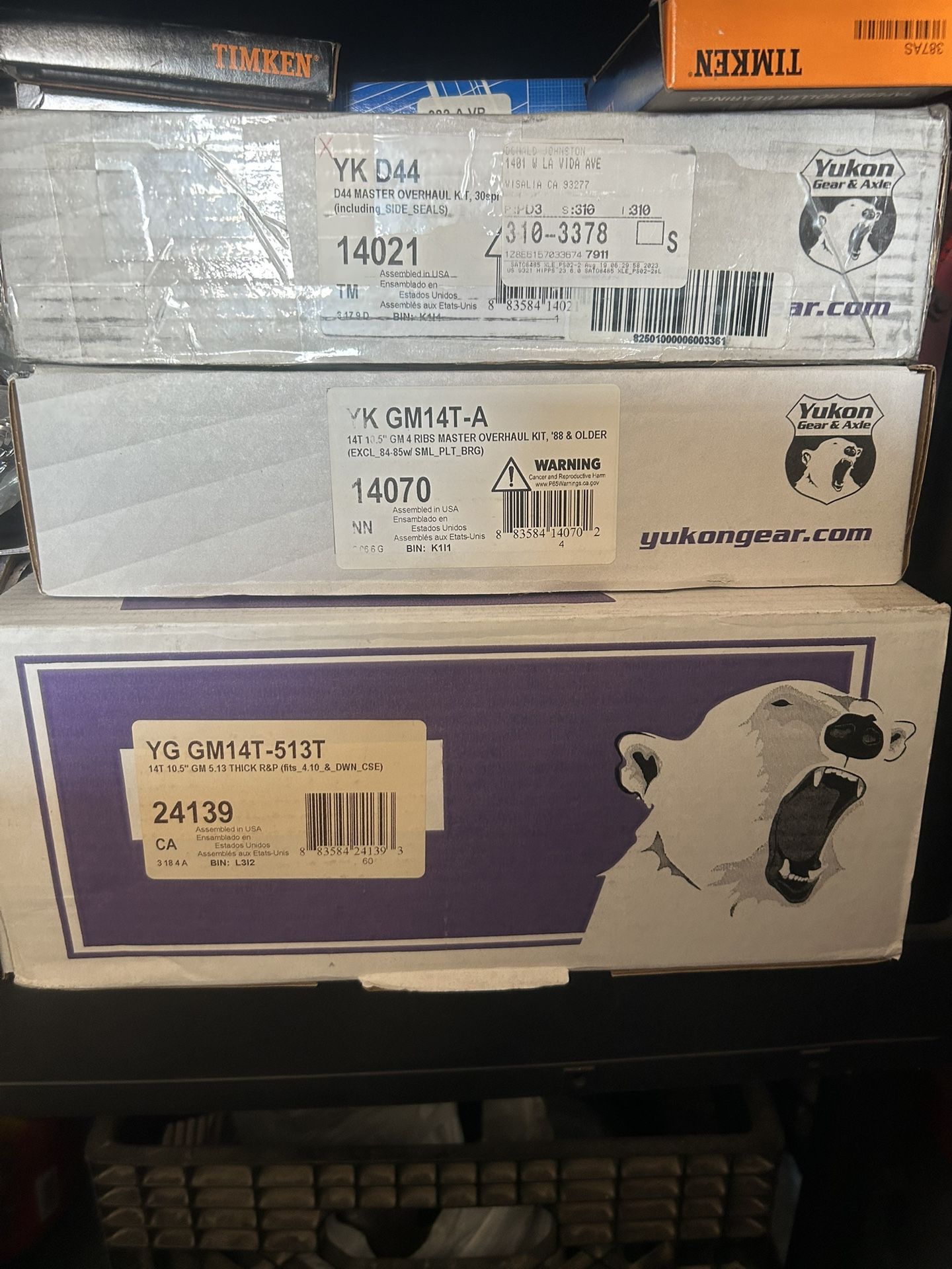 Yukon 5:13, gears and 14bolt&44 axles