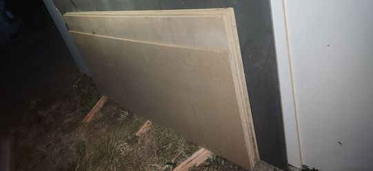 Medium density fiber board and sheets of mdf board