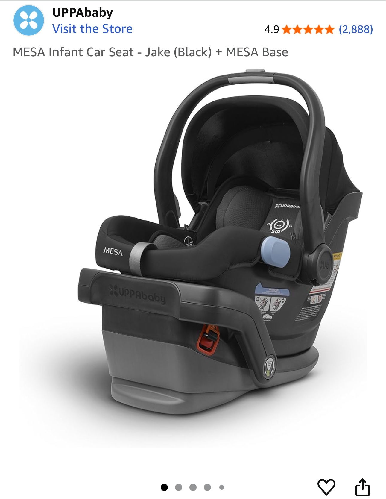 For Sale: Gently Used UPPAbaby MESA Car Seat + Extra Base