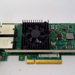 INTEL DELL X540-T2 CONVERGED Dual Port 10Gb Ethernet Network 03DFV8 0K7H46 Low