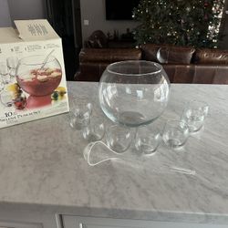 Highly-coveted Libby’s Punch Bowl Set. Pristine Condition. 