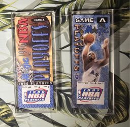 96 & 97 COMMEMORATIVE ORLANDO MAGIC PLAYOFF TICKETS