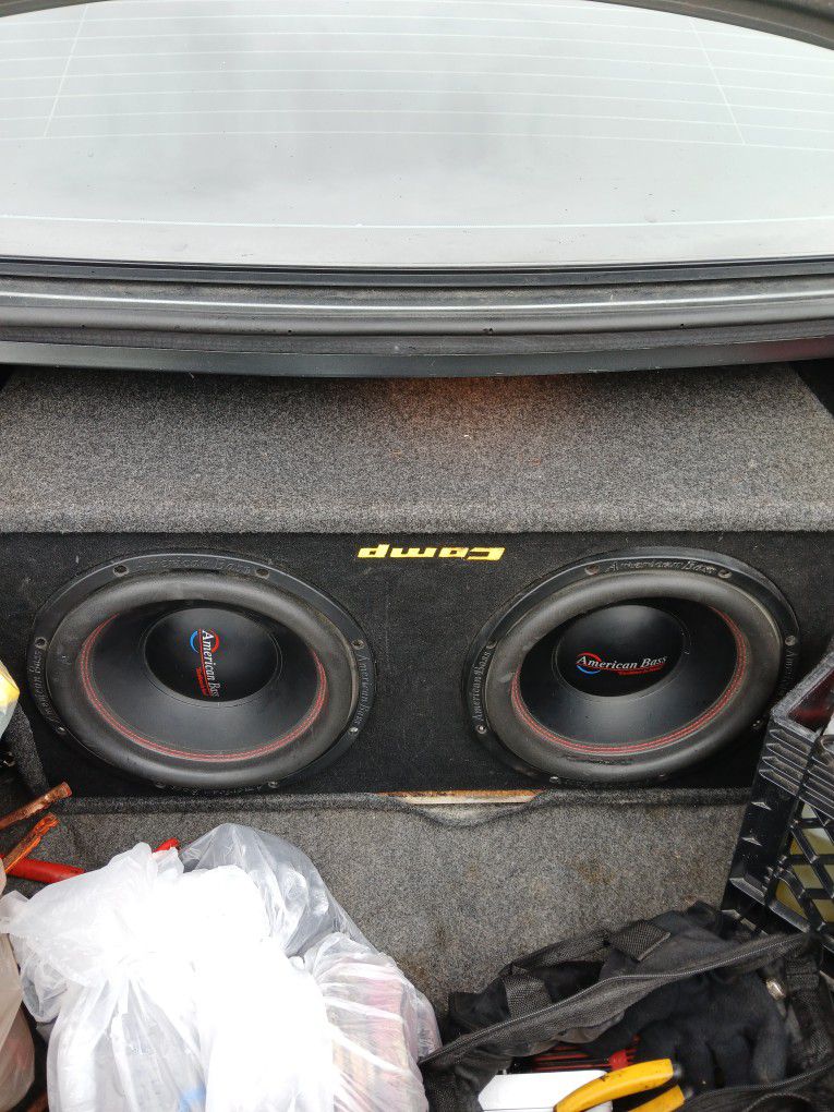 American Bass 12 Inch Subwoofers $100