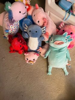 Axolotyl plush lot