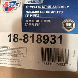 Complete front strut and coil assembly for 06 jeep grand Cherokee