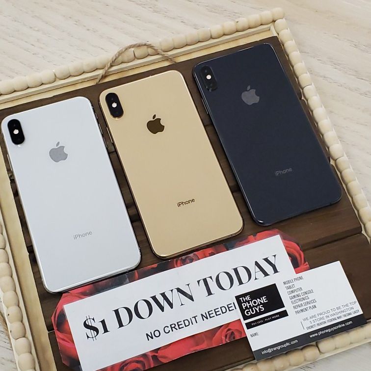 Apple IPhone X - $1 DOWN TODAY, NO CREDIT NEEDED