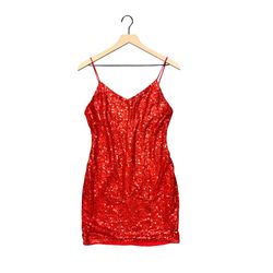 Casting L.A Red Sequin Party Minidress ❤️✨