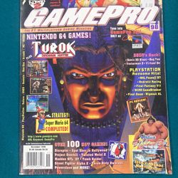 GamePro Video Game Magazine November 1996 Issue 98 Sega SNES PS1 mortal kombat