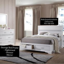 New 4-Piece Bedroom Set- Finance Available, No Credit Check.