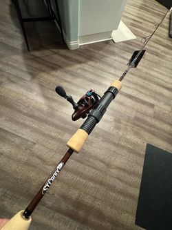 Brand new St Croix GXR 6’ UL Seviin spinning fishing combo