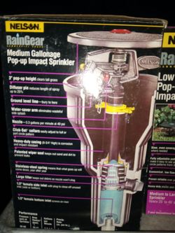 Rain gear pop up impact sprinkles