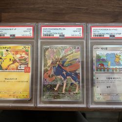 Pokemon Slabs PSA 10