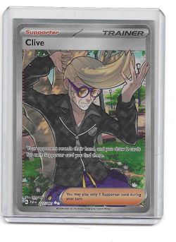 Pokemon: Clive in Paldean Fates Sleeve