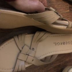 Leather Sandals Size 8