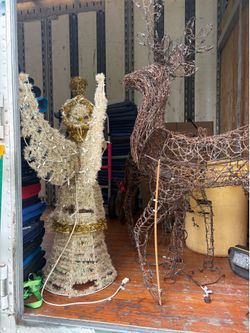 Christmas moving lawn decor