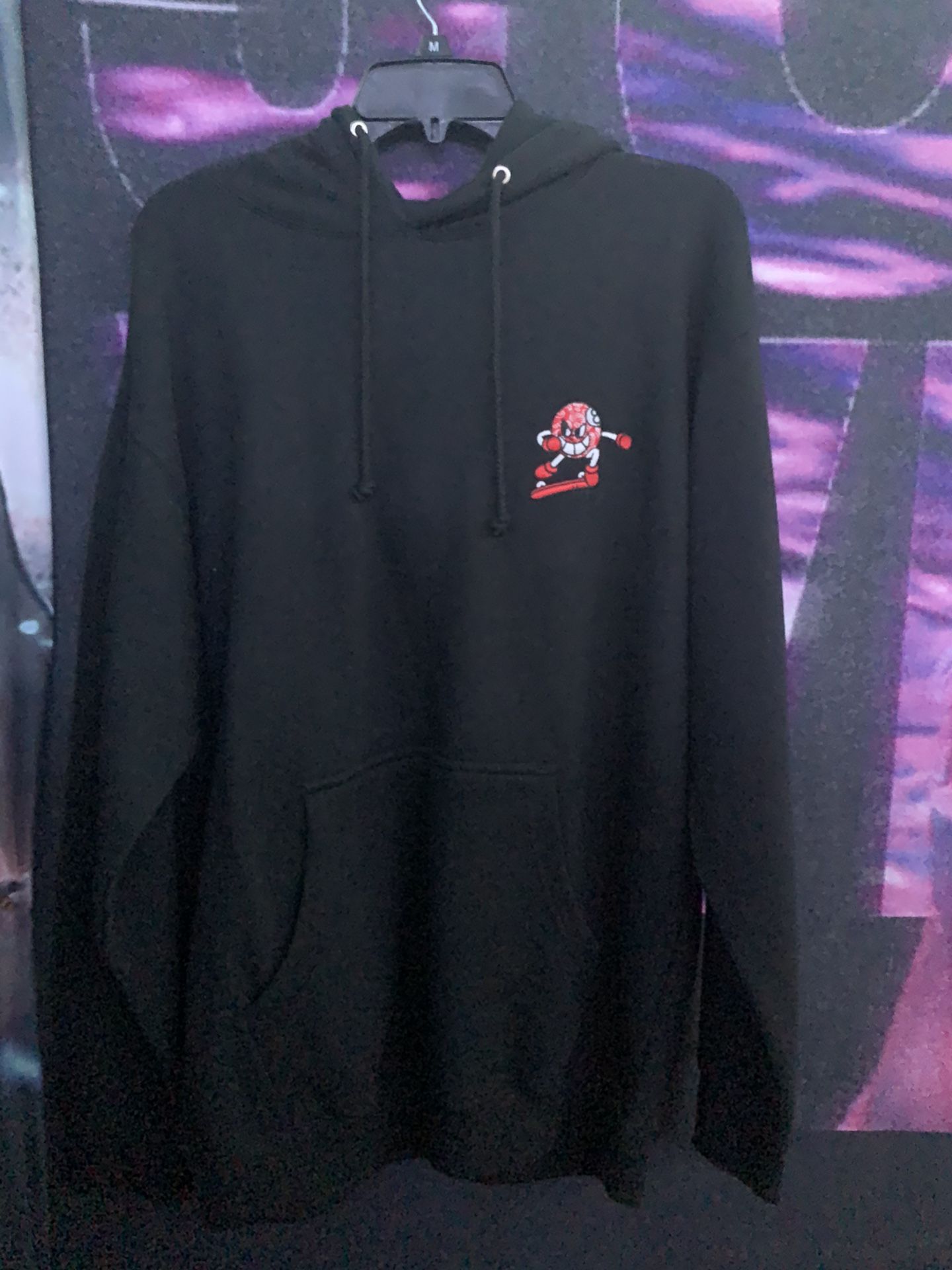 8THWNDR PAISLEY BLACK HOODIE