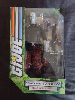 2008 GI Joe Weapons Supplier "Destro" "12 Action Figure NIB
