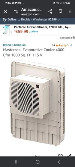 MasterCool Evaporative Cooler.. Only $50.  Read Description.  Pick up by Sat.