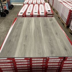 100% Waterproof Grey Wood Look LVP Flooring