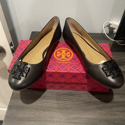 Tory Burch Flats Black Size 8.5 