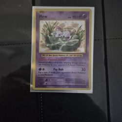 Mew Pokemon Card