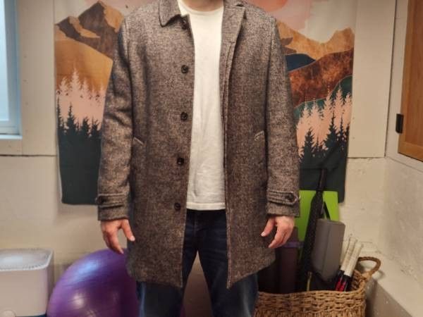 Woven Over Coat - Banana Republic - Men's Large