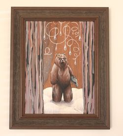 Acrylic on wood