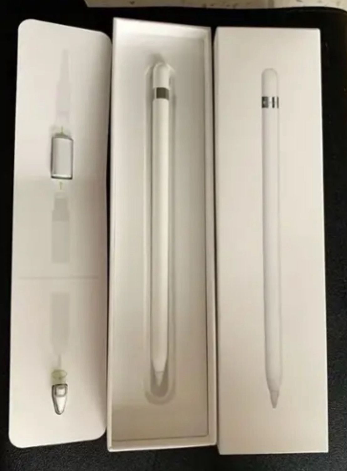 Apple - Pencil (1st Generation) with USB-C to Pencil Adapter - White