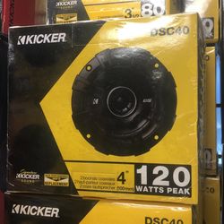 Kicker 4 Inch Speakers On Sale Today For 59.99