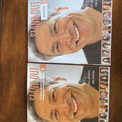 BOOK AND WOORKBOOK  STAND OUT 5 THIRD EDITION BY STACI JOHNSON AND ROB JENKINS 