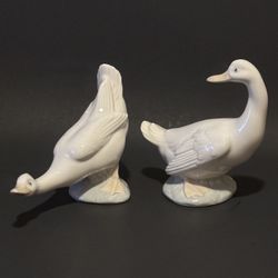 NAO BY LLADRO SET OF 2 GEESE FIGURINES