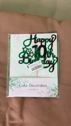 New 10th Birthday cake topper
