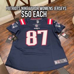 NFL Nike Untouchable Vapor New England Patriots #87 Rob Gronkowski Gronk Women’s Navy Blue Jerseys Size Large And xL 