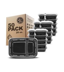 Freshware Meal Prep Containers [50 Pack]