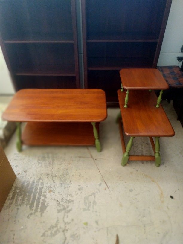 Repurposed Vintage Coffee Table,End Table